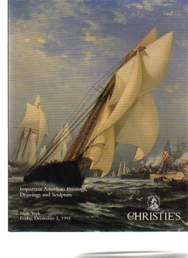 Christies 1993 Important American Paintings Drawings & Sculpture