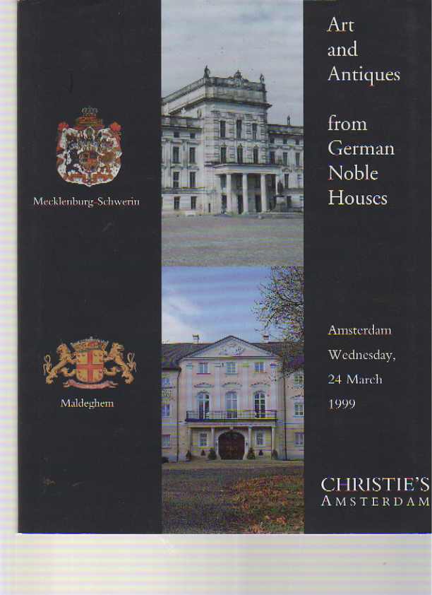 Christies March 1999 Art & Antiques from German Noble Houses (Digital only)