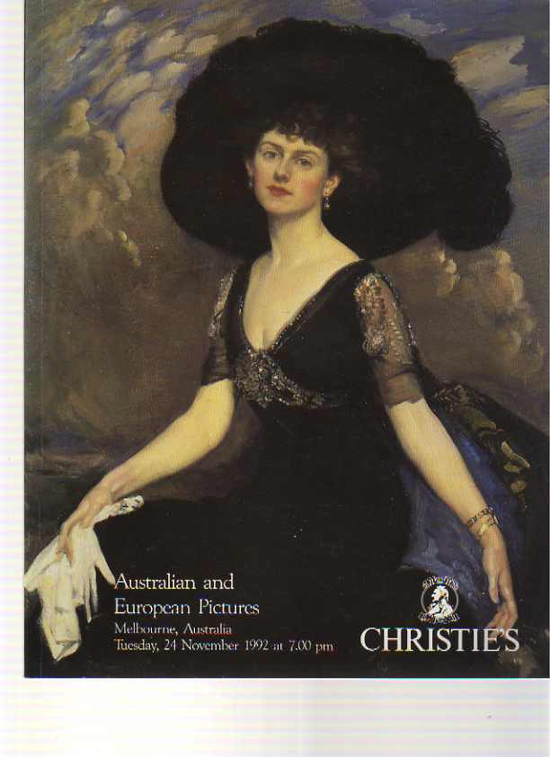 Christies 1992 Australian and European Pictures - Click Image to Close