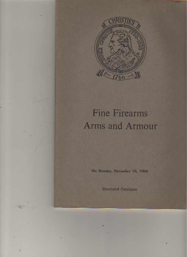 Christies 1968 Fine Firearms, Arms and Armour