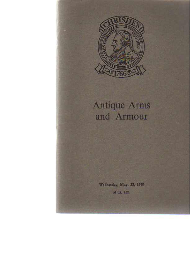 Christies May 1979 Antique Arms and Armour