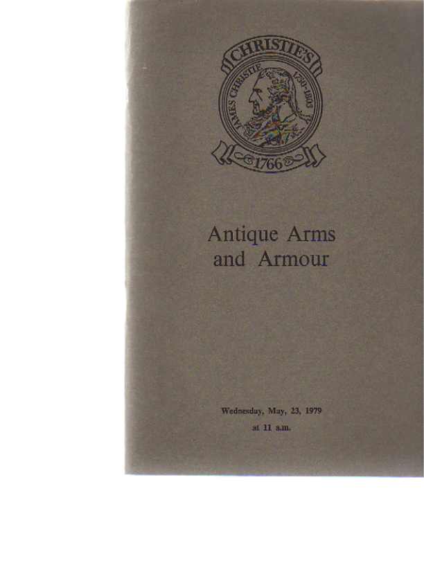 Christies May 1979 Antique Arms and Armour (Digital only)