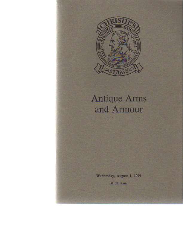 Christies 1979 Antique Arms and Armour