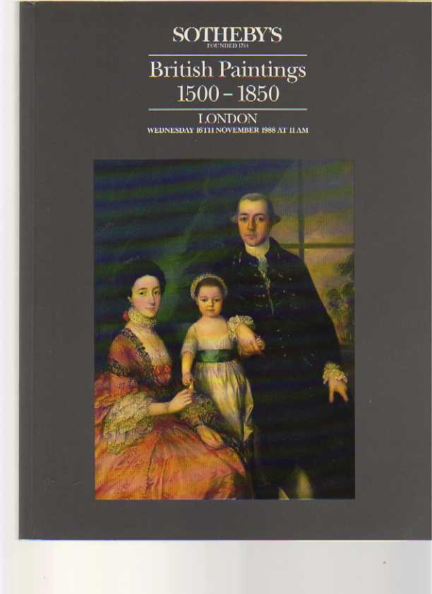 Sothebys November 1988 British Paintings 1500-1850