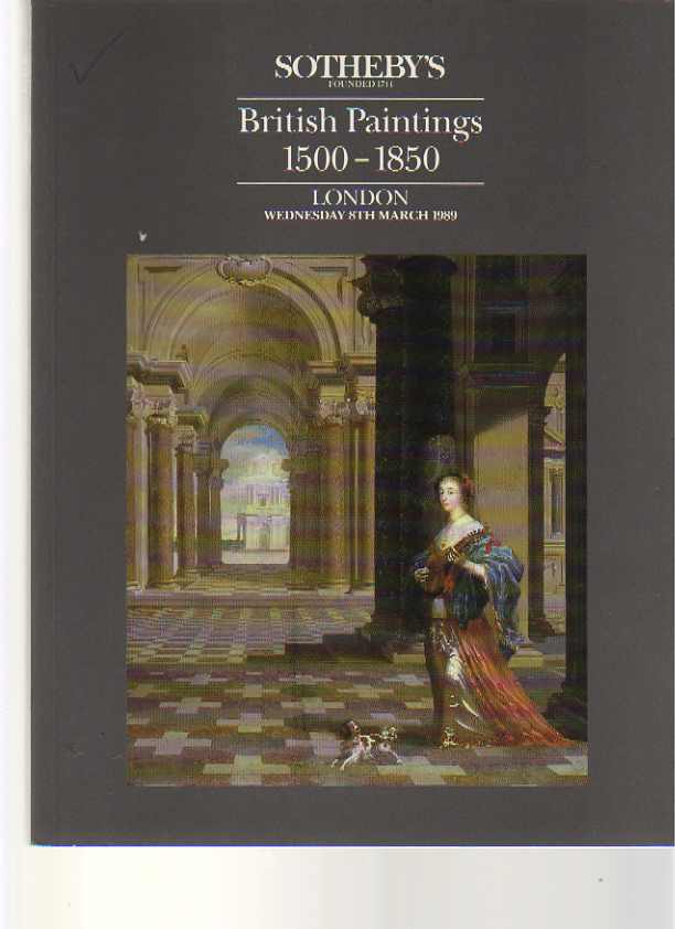 Sothebys March 1989 British Paintings 1500-1850