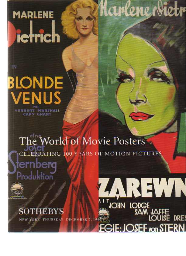 Sothebys Dec 1995 The World of Movie Posters (Digital only)