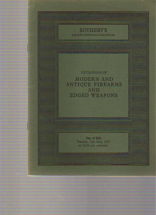 Sothebys 1976 Modern & Antique Firearms & Edged Weapons