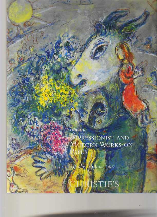 Christies June 2007 Impressionist & Modern Works on Paper