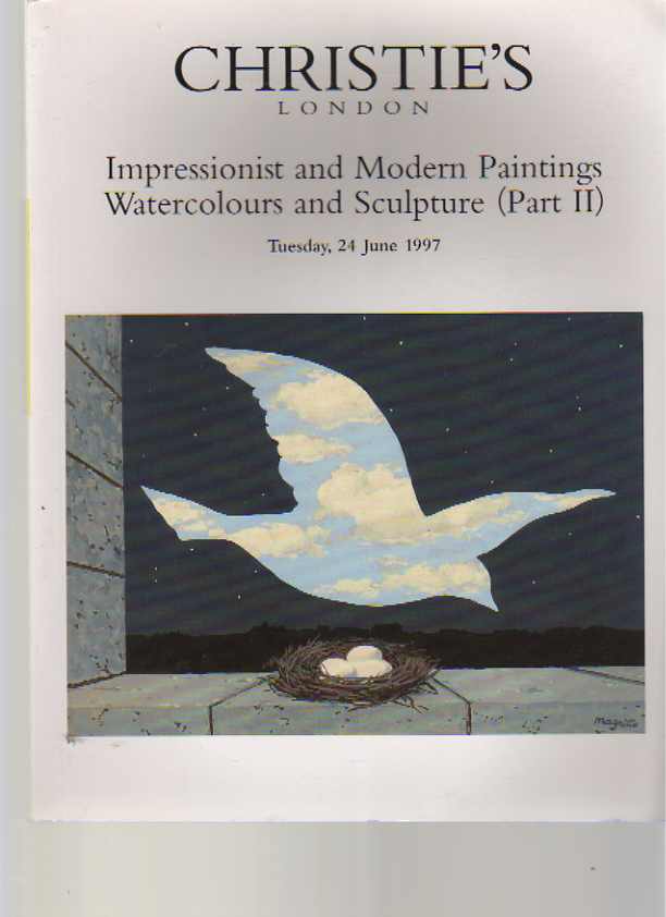 Christies 1997 Impressionist & Modern Paintings, Watercolors