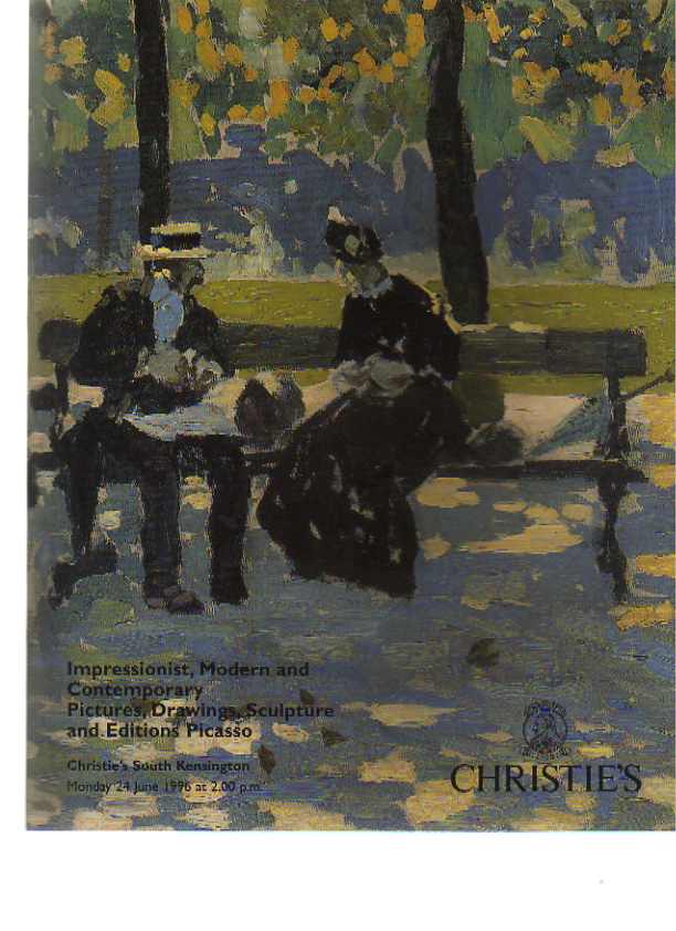 Christies 1996 Impressionist Pictures Editions Picasso