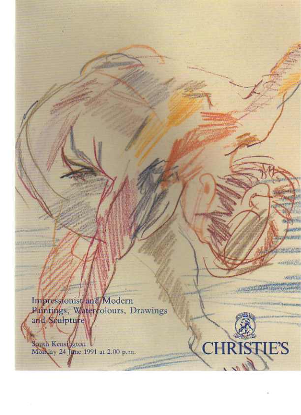 Christies 1991 Impressionist & Modern Paintings, Ceramics - Click Image to Close