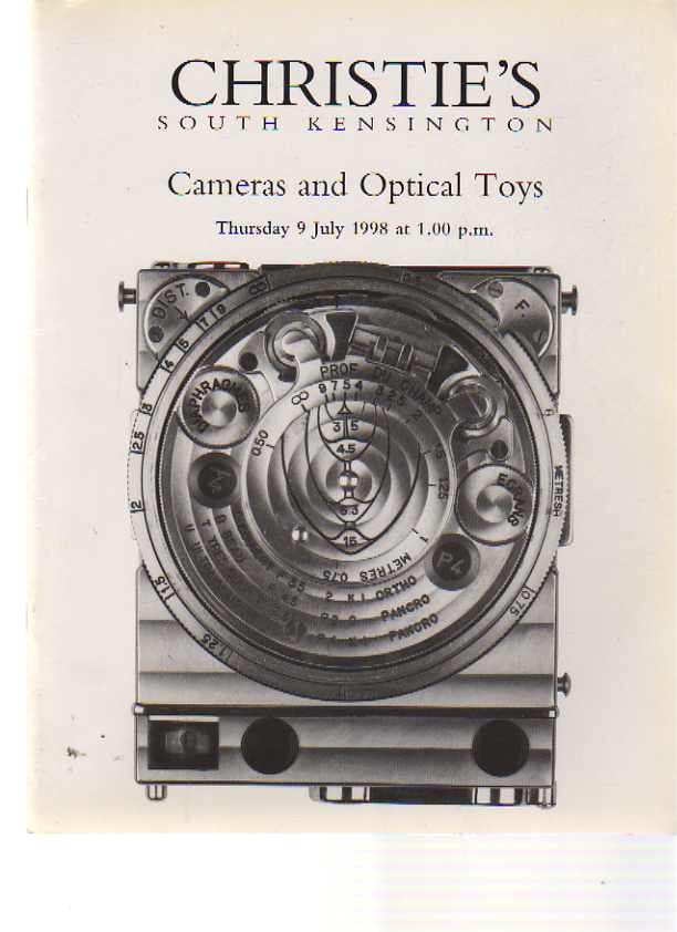 Christies July 1998 Cameras and Optical Toys