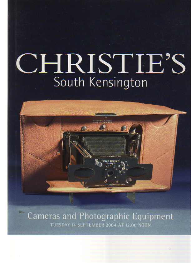 Christies 2004 Cameras and Photographic Equipment