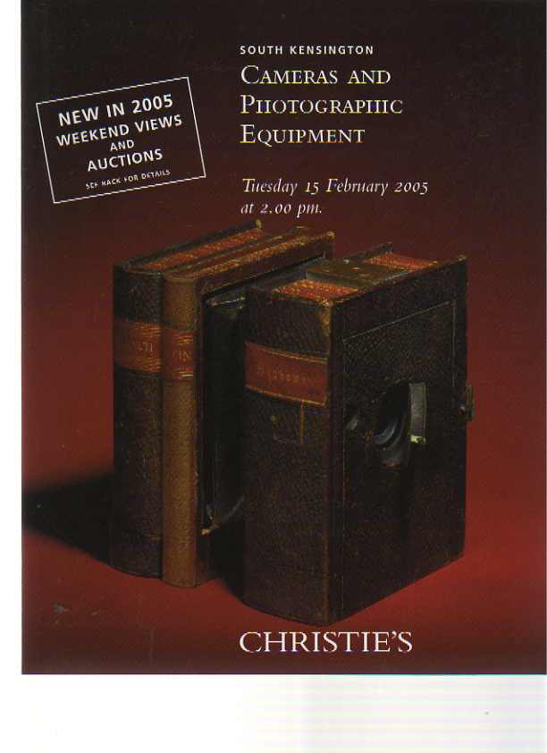 Christies 2005 Cameras and Photographic Equipment
