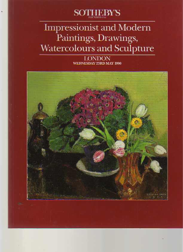 Sothebys 1990 Impressionist & Modern Paintings, Drawings