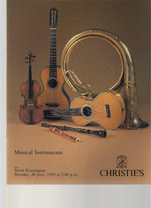 Christies June 1993 Musical Instruments