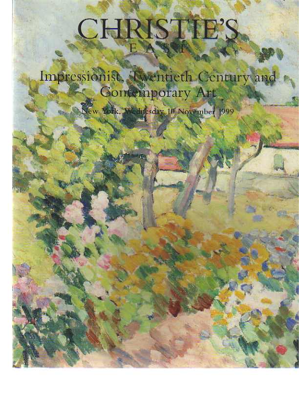 Christies 1999 Impressionist, 20th Century & Contemporary Art - Click Image to Close