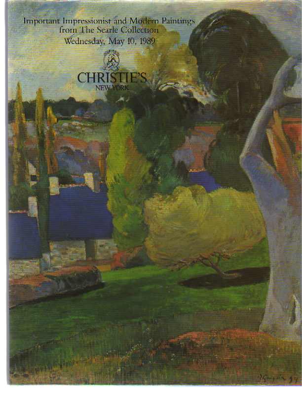 Christies 1989 Searle Collection Impressionist,Modern Paintings