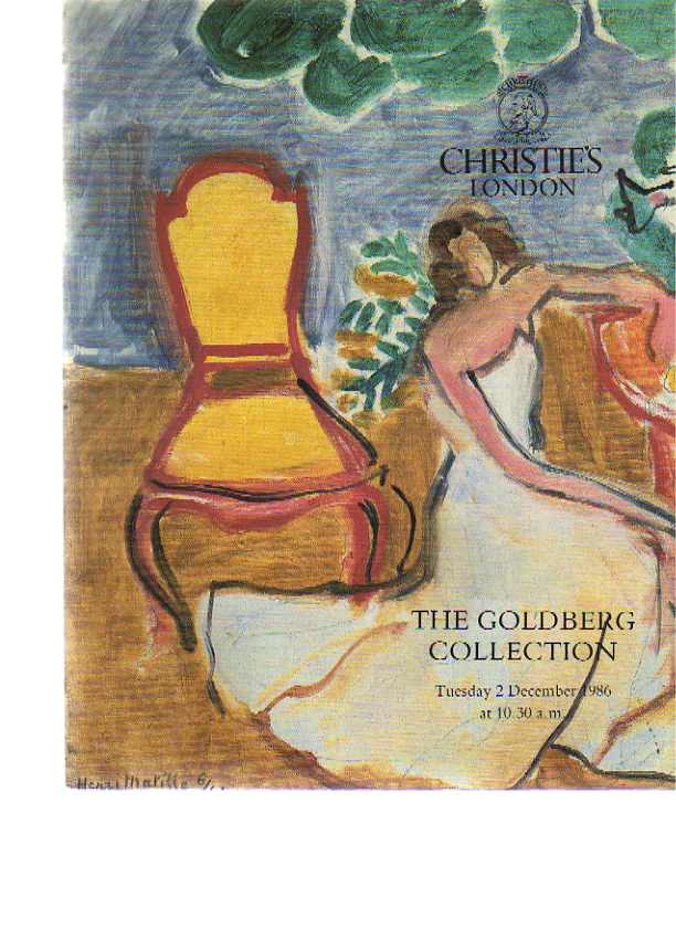 Christies 1986 The Goldberg Collection - Click Image to Close