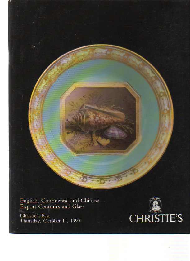 Christies 1990 English, Continental, Chinese Export Ceramics