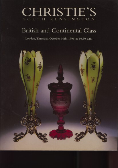 Christies October 1996 British & Continental Glass