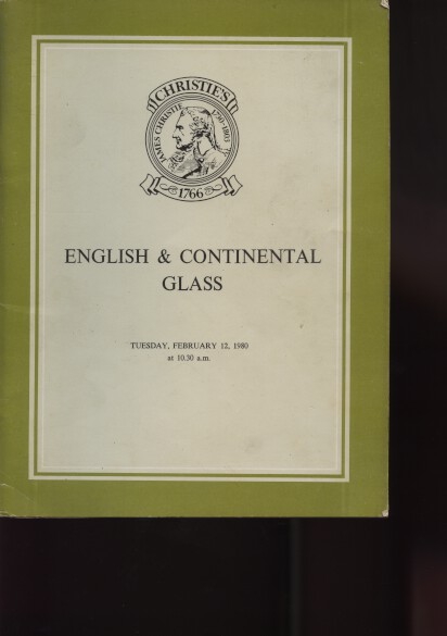 Christies February 1980 English & Continental Glass