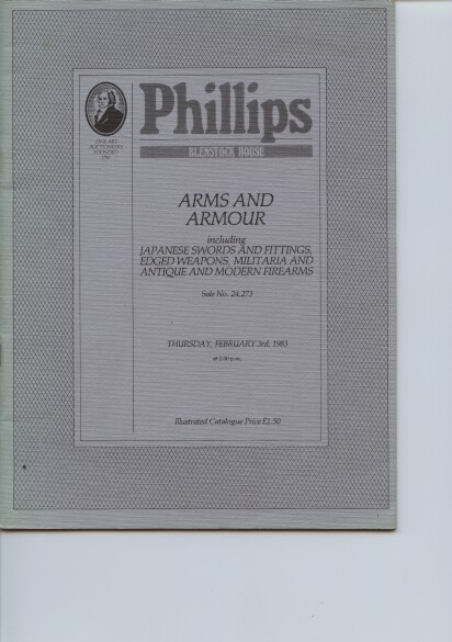 Phillips 1983 Japanese Swords & Fittings, Weapons etc