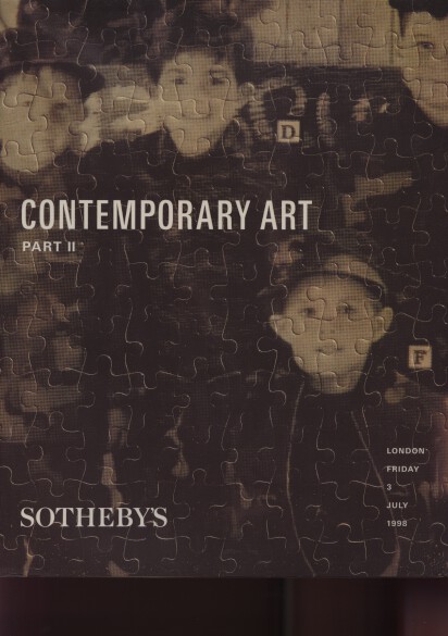 Sothebys 1998 Contemporary Art Part II