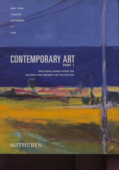 Sothebys 1998 Contemporary Art Part 1 & Lee Collection