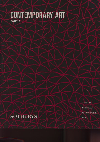 Sothebys December 1998 Contemporary Art Part 2