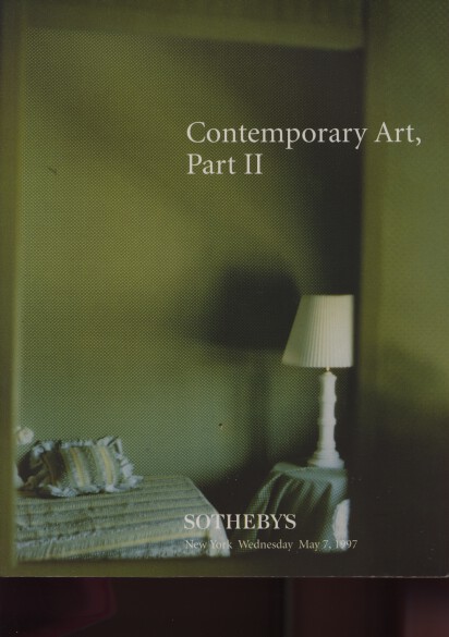 Sothebys 1997 Contemporary Art Part II