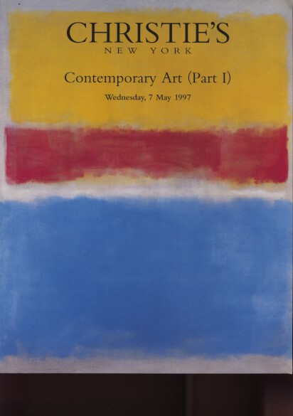 Christies 1997 Contemporary Art Part I