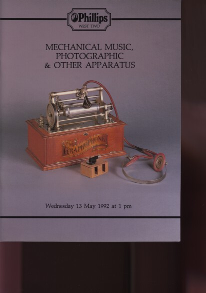 Phillips 1992 Mechanical Music, Photographic Apparatus