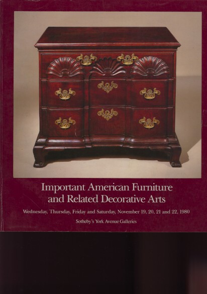 Sothebys 1980 Important American Furniture