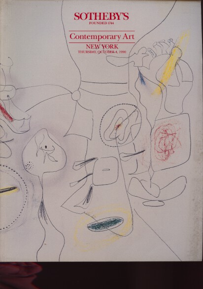 Sothebys 1990 Contemporary Art Sothebys 1990 Contemporary Art