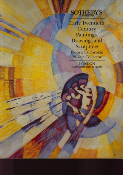 Sothebys 1993 Early 20th Century Paintings, Drawings