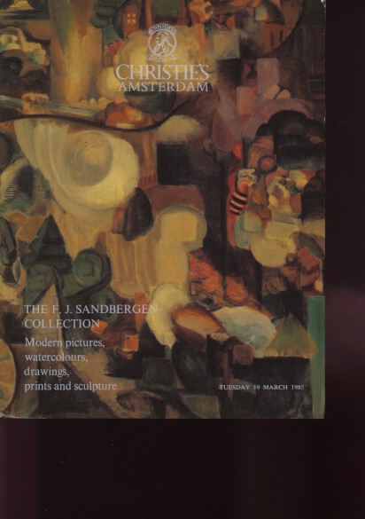 Christies 1985 Sandbergen Collection Modern Pictures etc