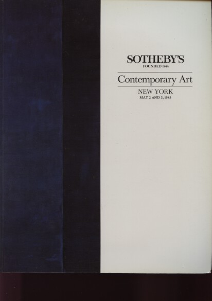 Sothebys 1985 Contemporary Art