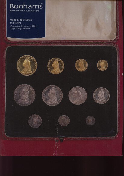 Bonhams 2003 Medals, Banknotes & Coins - Click Image to Close