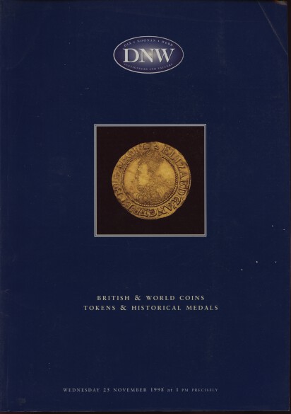 DNW 1998 British & World Coins, Tokens etc