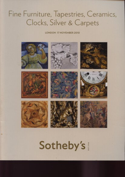 Sothebys 2010 Fine Furniture, Tapestries, Ceramics