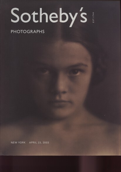 Sothebys April 2003 Photographs