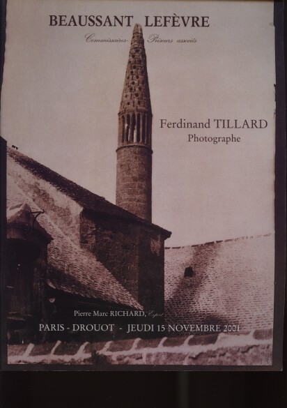 Beaussant & Lefevre 2001 Photographs by Ferdinand Tillard