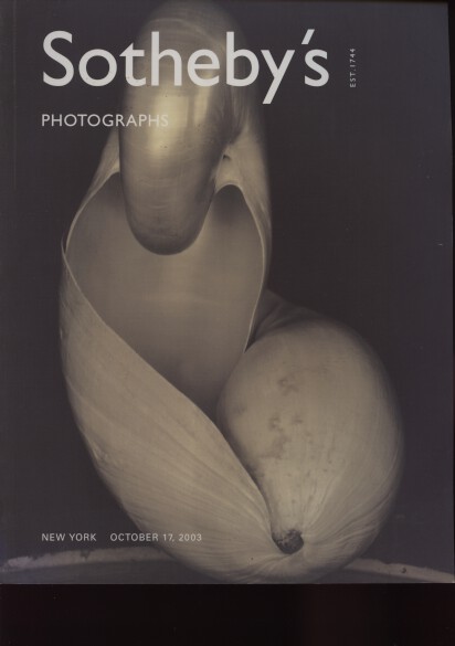 Sothebys 2003 Photographs