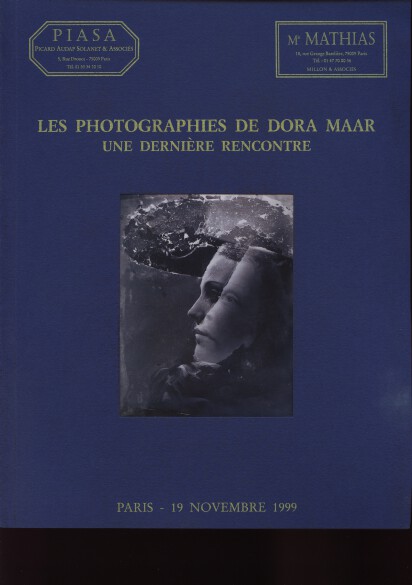 Piasa 1999 Photographs of Dora Maar, A Last Meeting