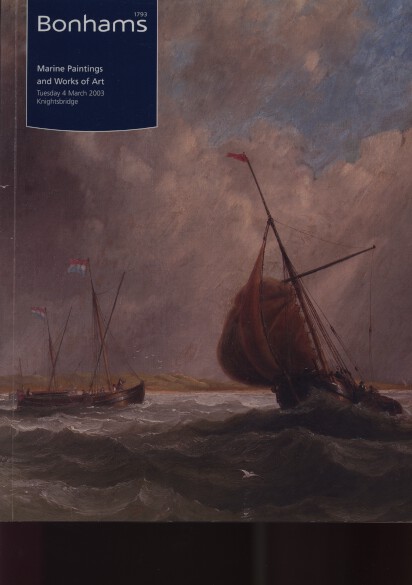 Bonhams 2003 Marine Paintings & Works of Art