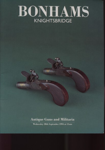 Bonhams 1994 Antique Guns & Militaria