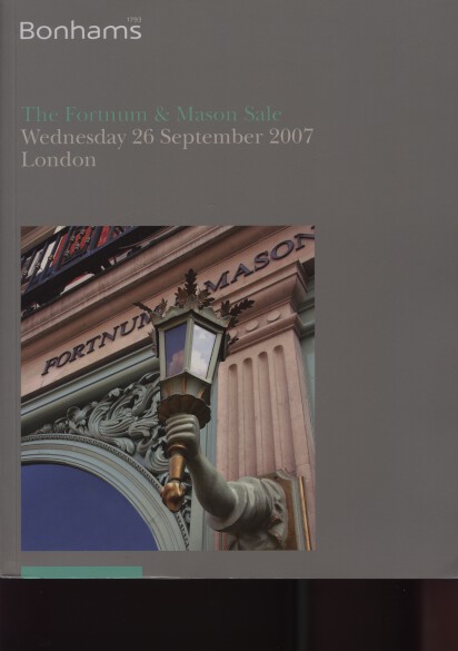 Bonhams 2007 The Fortnum & Mason Sale - Click Image to Close