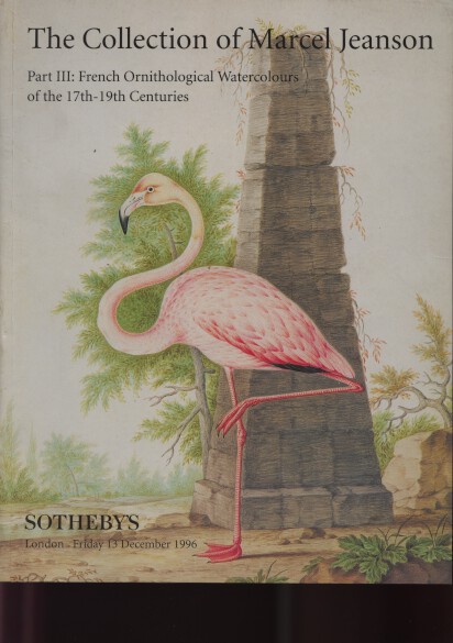 Sothebys 1996 Jeanson Collection Watercolours of Birds