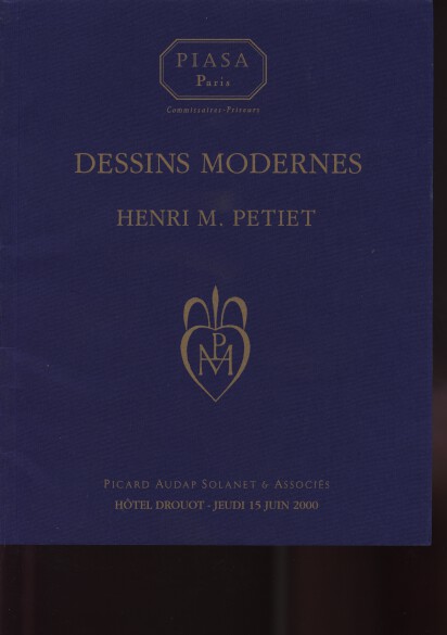 Piasa 2000 Petiet Collection - Modern Drawings